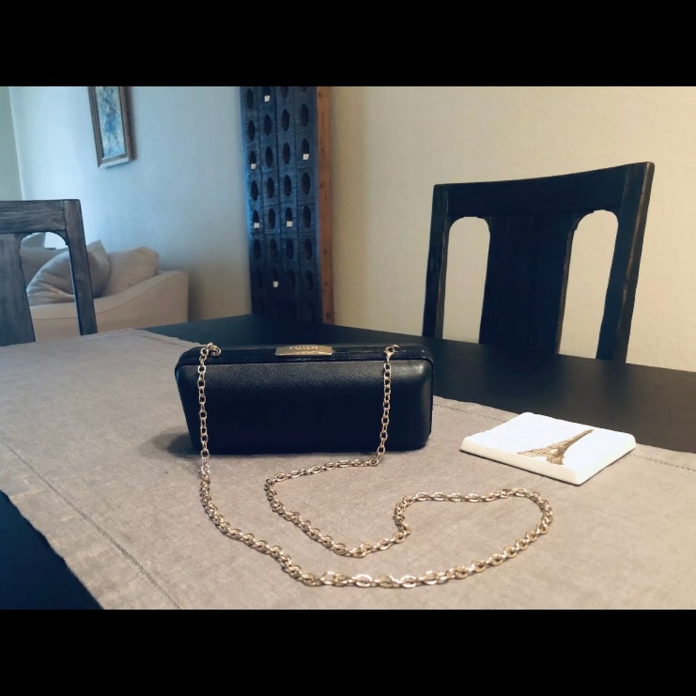 COACH Black leather clutch, Excellent Condition